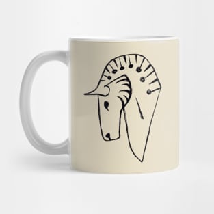 Abstract Drawing - 9 (Black) Mug